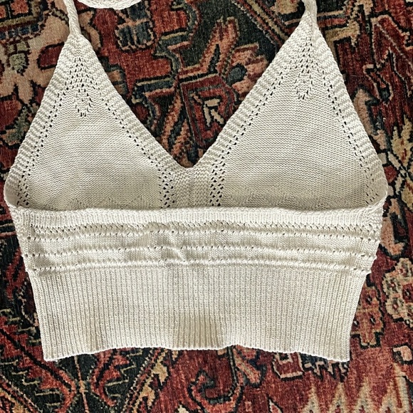 Crocheted off white top - Picture 3 of 3